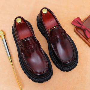 Nouvelle Tendance – Mocassins Homme en Cuir Véritable Brillant, Style Britannique Sportif Décontracté, Légers, Antidérapants et Isolants pour l'Automne - Product Image 3