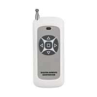 Commutateurs de télécommande sans fil DC12V 4CH RF Module récepteur de relais 4ch porte de garage porte de moteur 433mhz