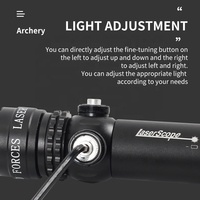 Tir à l'arc vert Laser vue en alliage d'aluminium pointeur Laser tactique arc lumière Laser chasse en plein air accessoires de haute précision