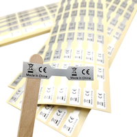 Étiquette de câble autocollante en plastique pour appareil électrique Pet, thermostabilité Fine