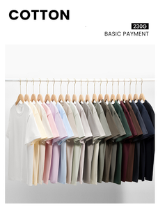 T-<span class=keywords><strong>shirt</strong></span> en coton pur personnalisé en gros - Taille plus grande pour hommes et femmes, col rond, manches courtes, couleur unie, été, <span class=keywords><strong>sport</strong></span>, décontracté, usage quotidien - Product Image 2