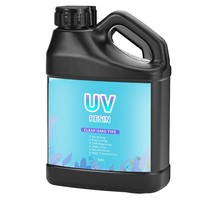 Kit de résine UV 1000g à faible viscosité, acrylique liquide, durcissement rapide, transparente et dure, pour emballage DIY, bijoux, artisanat et arts plastiques