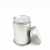 Boîte en métal pour poudre de matcha personnalisée de 73 mm, boîte en métal de 30 g