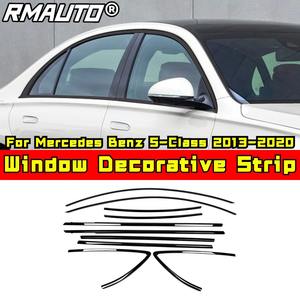 Tira Decorativa para Ventana de Coche, Marco de Puerta Exterior de Acero Inoxidable para Mercedes Benz Clase S 2013-2020, Kit de Carrocería, Accesorios para Coche - Product Image 2