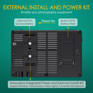 FEELWORLD lut7 Pro lĩnh vực máy ảnh giám đốc màn hình DSLR 7 inch, F970 Power Kit, 2200nits IPS, đặt hàng số lượng lớn Nhà máy trực tiếp - Product Image 4