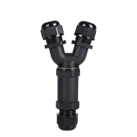 Johnn Großhandel IP68 ZYY1 Serie Außenbeleuchtung Wasserdichter Messingkontakt 32A 450V Nylon Stecker/Buchse Stromkabelverbinder OEM