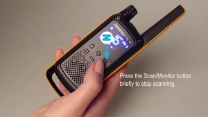 Radio bidirectionnelle <span class=keywords><strong>PMR</strong></span> T82 Extreme Quad 5km, 2W de puissance, batterie 1500-2000mAh, pack double avec écouteurs - Économique - Product Image 3