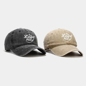 Wholesale <b>Plain</b> Washed Cotton Denim Baseball <b>Cap</b> UPF 50+ Low Profile Unisex Blank <b>Cap</b> Baseball <b>Caps</b> - Product Image 1