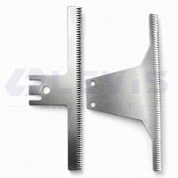 Lame de coupe dentée HSS pour machine d'emballage alimentaire de type oreiller, couteau dentelé tranchant pour remplacement automatique