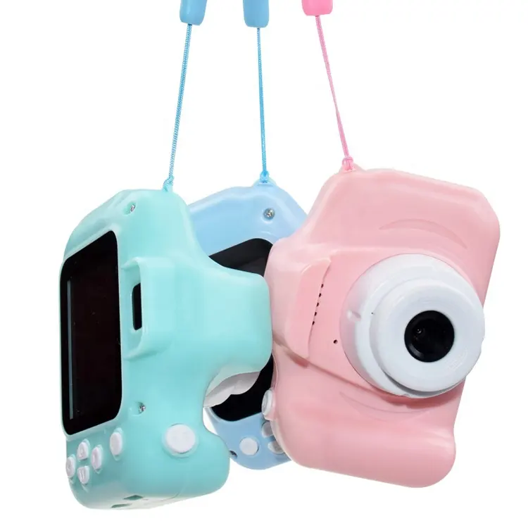 Amazon Hot Sale Kids Cameras Digital Photo Video Camcorder Toys Mini Cute 2.0inch HD Screen Cartoon Children's Camera For Child