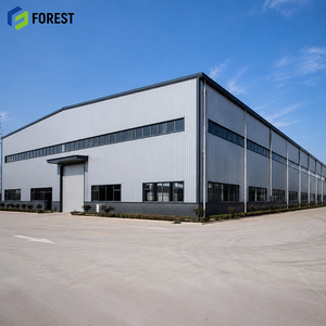 Almacén Comercial Modular de Acero Estructural Resistente a Sismos, Instalación de Almacenamiento de Carga Comercial de Gran Espacio Libre - Product Image 1