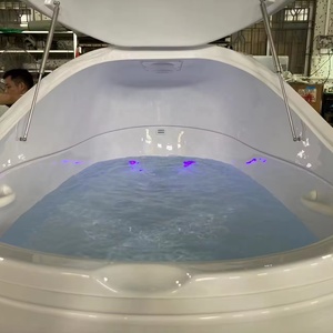 Big White Espom Salt Intelligent Deep Relaxation Floatation Isolation <strong>Sensory</strong> <strong>Deprivation</strong> Floating Cabin Bath Pod <strong>Tanks</strong> for Gym - Product Image 1
