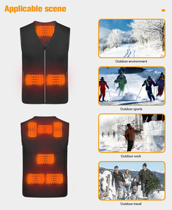 <span class=keywords><strong>Meilleur</strong></span> <span class=keywords><strong>gilet</strong></span> <span class=keywords><strong>chauffant</strong></span> électronique intelligent USB à manches longues pour la randonnée en plein air, XXXL, hiver, 5 zones de chauffage, <span class=keywords><strong>gilet</strong></span> <span class=keywords><strong>chauffant</strong></span> pour hommes - Product Image 5