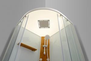 <span class=keywords><strong>Cabine</strong></span> de <span class=keywords><strong>douche</strong></span> intégrée avec cadre en aluminium, effet bambou, design moderne, porte coulissante, plateau en ABS pour usage résidentiel - Product Image 2