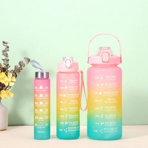 ขวดน้ำออกกำลังกาย 3-in-1 ลดราคาพิเศษ ความจุเยอะ สีไล่ระดับ ทนความร้อน เหมาะสำหรับแคมป์ปิ้ง - Product Image 1