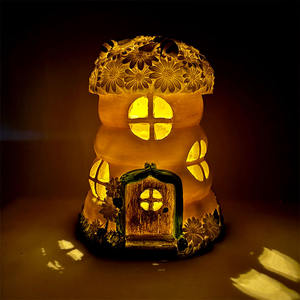 Su geçirmez bahçe açık veranda reçine LED işıkları papatya arı peri ev güneş dekorasyon - Product Image 3