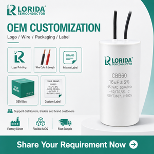Lorida <span class=keywords><strong>CBB60</strong></span> 5UF 450V 25Uf 500Vac <span class=keywords><strong>Condensateur</strong></span> <span class=keywords><strong>40Uf</strong></span> 450V Ac Sh <span class=keywords><strong>25</strong></span> <span class=keywords><strong>70</strong></span> <span class=keywords><strong>21</strong></span> Machine à laver Démarrage du moteur <span class=keywords><strong>CBB60</strong></span> <span class=keywords><strong>Condensateur</strong></span> 5UF - Product Image 5