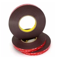 Ruban adhésif en mousse découpée robuste 1,6 mm noir, étanche, pour la distribution de la pression, remplace les rivets et la soudure