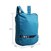 Sac à dos de voyage pliable décontracté en fibre de polyester Sedex 4P personnalisé avec fermeture éclair pour studio de danse et cheerleading, unisexe