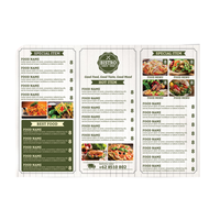Impression numérique couleur personnalisée grand format pour affiches murales commerciales / brochures / dépliants / prospectus / menus, papier couché pour la promotion