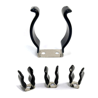 Outil de base en fer à ressort en U en PVC noir et en acier inoxydable de style bobine pour usage industriel