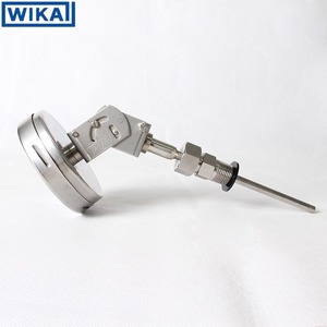 Termómetro Bimetálico Industrial Wika de 150 mm, M20x1.5, Acero Inoxidable, 0-100 °C, Instrumento de Temperatura de Precisión - Product Image 1