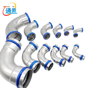 Nhà Máy Cung Cấp 89Mm Không Gỉ Báo Chí 90 F/F Uốn Cong Khuỷu Tay M/V-Hồ Sơ Ống Nước Phù Hợp - Product Image 1