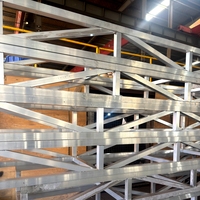 Échelle de pont en aluminium marine sur mesure pour bateau