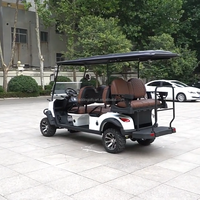 Voiturette de golf électrique abordable 3-4 places à vendre, 48V Lithium, personnalisée, confortable, 4 sièges