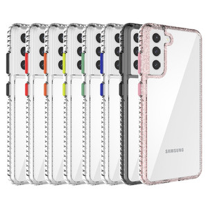 Transparente Cristal Caja De Móvil Con Independientes Botones Acrílica Y TPU Clara Funda De <span class=keywords><strong>Celular</strong></span> Para <span class=keywords><strong>Samsung</strong></span> S21 FE - Product Image 6