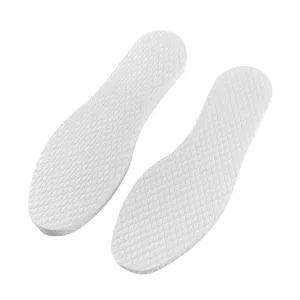 Einweg-atmungsaktive Einlegesohlen bequeme schweiß absorbierende dünne Barfuß-Einlegesohlen Schuh pads aus Holz zellstoff papier