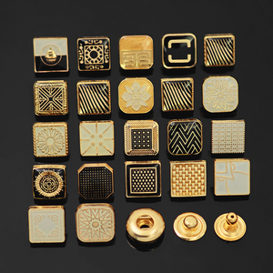 Boutons-Pression Métalliques Dorés KUNSHUO pour Vêtements, Chemises, Abaya et Thobe – 4 Parties, Personnalisables avec Motif et Logo - Product Image 6