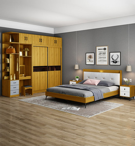 Mô hình mới bán tốt ở một mức giá tốt khách sạn hiện đại nội thất phòng ngủ tốt nhất đôi Nữ Hoàng Vua Kích thước nền tảng phòng ngủ giường - Product Image 6