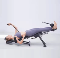 Appareil d'extension vertébrale électrique à manivelle Cheongar pour la traction cervicale, pliable et léger, pour exercices de fitness du dos