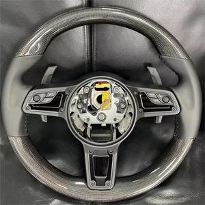 Volante Original para Porsche, Estilo <span class=keywords><strong>Clásico</strong></span>, para 911 Cayenne/Boxster/Macan/Panamera, Estilo Fibra de Carbono - Product Image 2