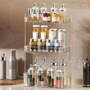 High-End 3 katmanlı organizatör raf | PET + Metal | Premium Patent tasarımı - Product Image 3