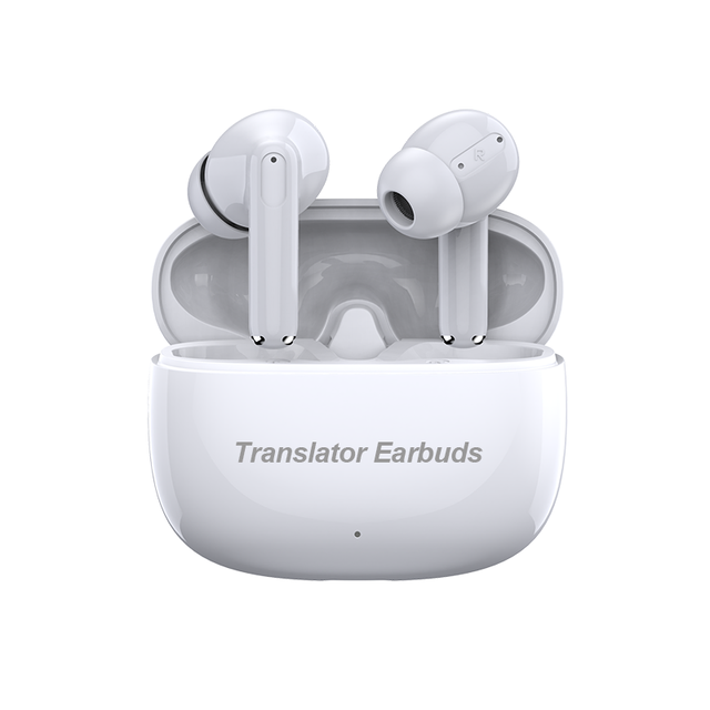 Real-Time Translator Earbuds AI-powered Real-time Translators In-ear Noise Cancelling 144 Online 8 Offline Languages With APP
