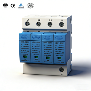 Precio de fábrica Dispositivo de protección del sistema <span class=keywords><strong>solar</strong></span> 385V 1-4P 10-20KA AC <span class=keywords><strong>Protector</strong></span> contra sobretensiones - Product Image 4