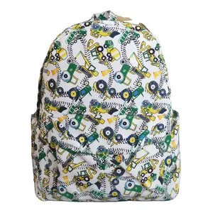 Wholesale Baby Boy Daypack Toddler Outdoor Portable Kid Children School Bag Tractor Excavator Farm Backpack