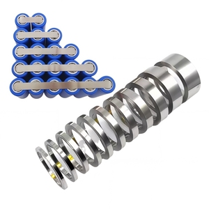 Vente en gros usine : Bande d'acier nickelée de 5 mm, épaisseurs 0,12 mm, 0,15 mm, 0,2 mm, connecteur de languette de batterie 18650 pour l'assemblage de packs de batteries - Product Image 1
