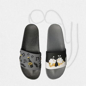 Dedoles Bath House pour l'été, tongs à bout ouvert, nombreux motifs amusants : Livres, Café, Chat, Pizza, Teckel, Renard, Panda, Dauphin, Cadeau, Couleur, Bière - Product Image 3