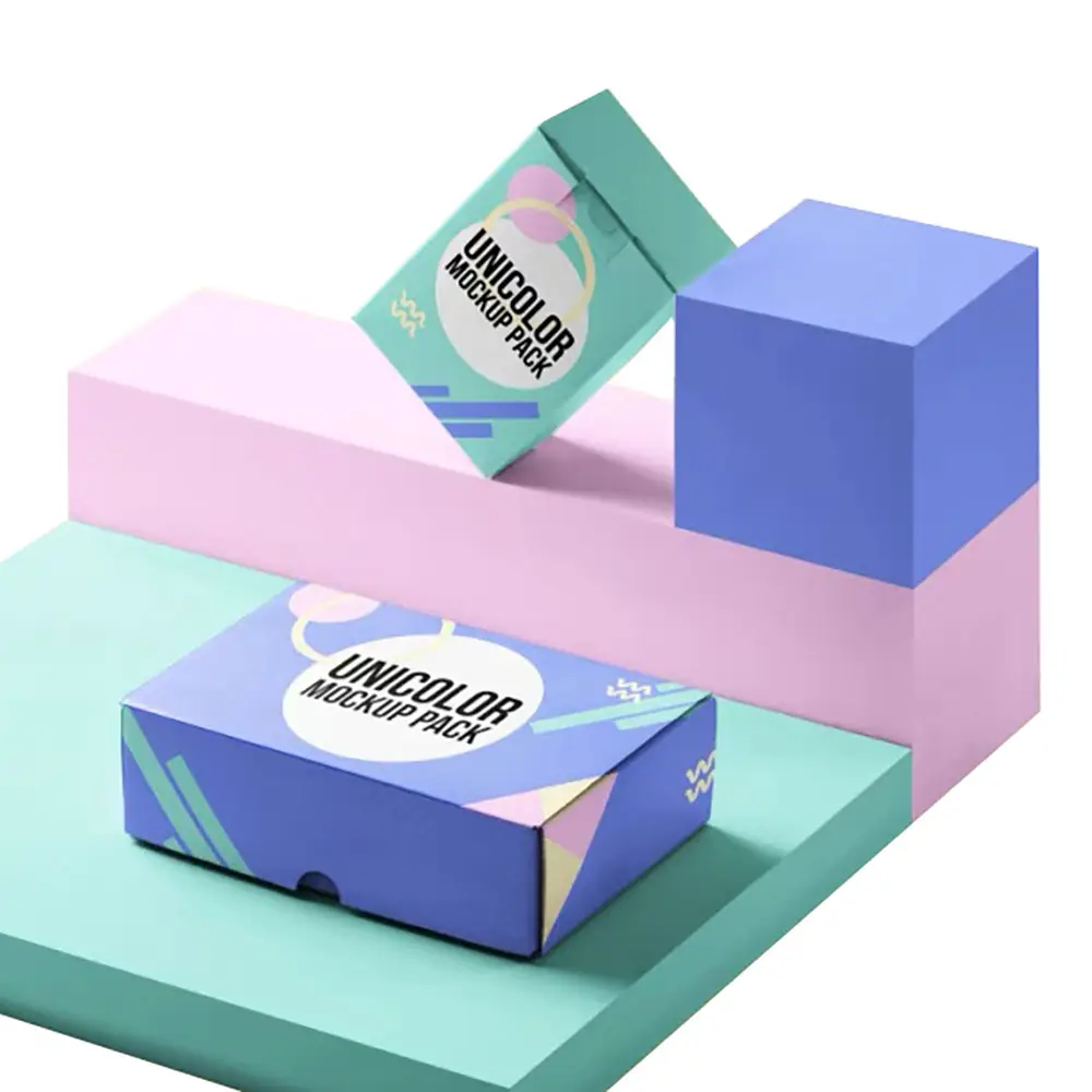 Бесплатный образец печати складной счетчик картонная коробка витрина Роскошная крафт-бумага упаковочные коробки для упаковки