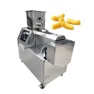 Estrusore automatico per alimenti a doppia vite estrusione cereali Nik Naks Cheetos soffiatrice estrusa graniglia di mais Cheetos Food Machine