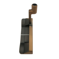 Clubs de golf putter 3 lofts en acier inoxydable usiné CNC de précision, personnalisés OEM, pour droitiers, avec tête de putter, vente en gros