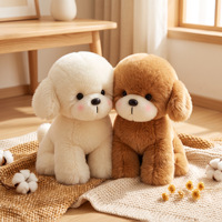 Peluche chien réaliste mignonne et douce, idéale pour les grossistes, les détaillants et le marché de la revente