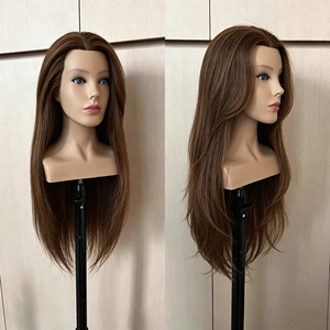 หัวหุ่นฝึกทำ<span class=keywords><strong>ผม</strong></span>ยาวแบบ<span class=keywords><strong>ผม</strong></span><span class=keywords><strong>ตรง</strong></span> พร้อมผมสังเคราะห์แบบมีหนังกำพร้า<span class=keywords><strong>ผม</strong></span>เสมือนจริง สำหรับฝึกถักเปียและจัดแต่งทรงผมแบบมวยผมสูง ทนความร้อนได้ - Product Image 4