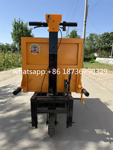 Remorque de chariot utilitaire de Construction à benne basculante secondaire électrique à poussée manuelle