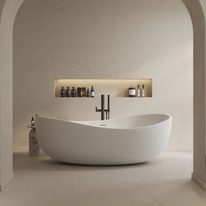 Commercial Grade Heavy Duty Concrete Bathtub Precast Cement Tub Secure Wooden Crate Packaging Global Wholesale Exporter - Product Image 2