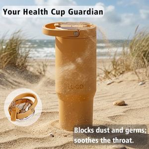 Vaso Térmico Portátil para Niños, <span class=keywords><strong>Precio</strong></span> de Fábrica al por Mayor, 16, 20, 24 oz, Acero Inoxidable, con Pajita Desmontable a Prueba de Polvo y Asa - Product Image 6