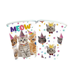 Vajilla de Papel para Fiesta Temática de Gatos y Mascotas, Suministros para Fiestas, Juegos de Platos de Papel Desechables, Decoración de Pancartas - Product Image 6